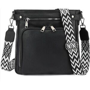 Crossbody bag with guitar strap